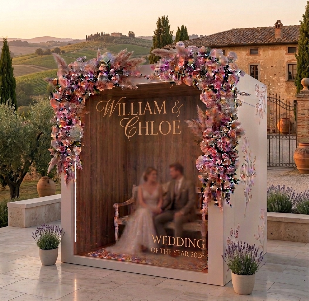 The Cover Frame – wedding celebration